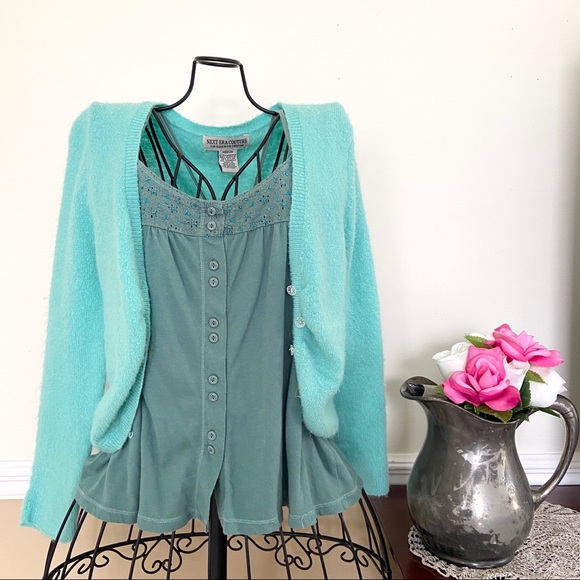 Aeropostale Tops - Aeropostale | Teal spaghetti strap tank top